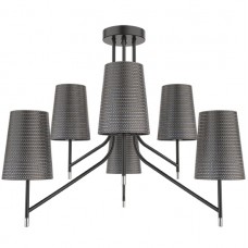 Φωτιστικό Οροφής με 6xE14 230V Μαύρο 955THERA6/BL